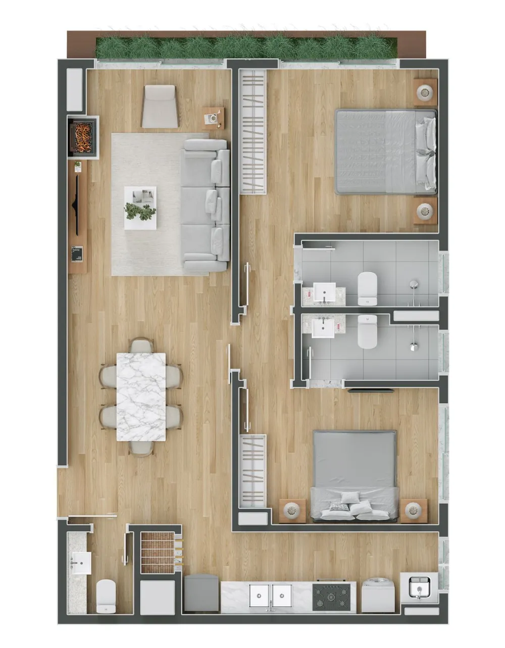 Apartamento para venda no bairro Centro em Gramado