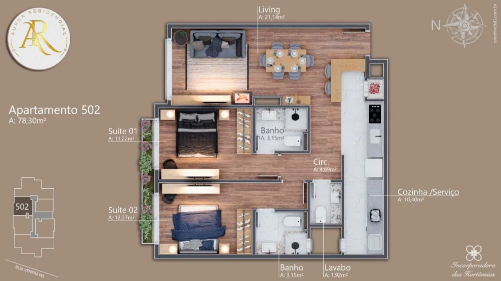 Apartamento para venda no bairro Av. Central em Gramado