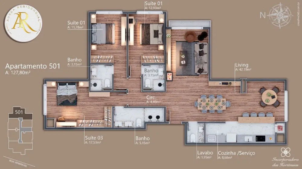 Apartamento para venda no bairro Av. Central em Gramado