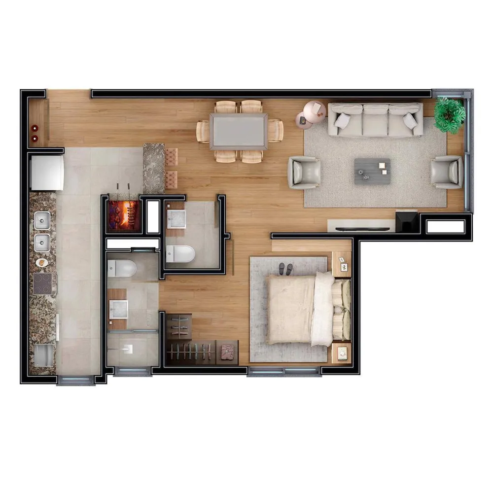 Apartamento para venda no bairro Carniel em Gramado