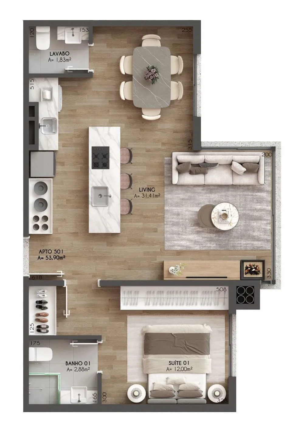 Apartamento para venda no bairro Centro  em Canela