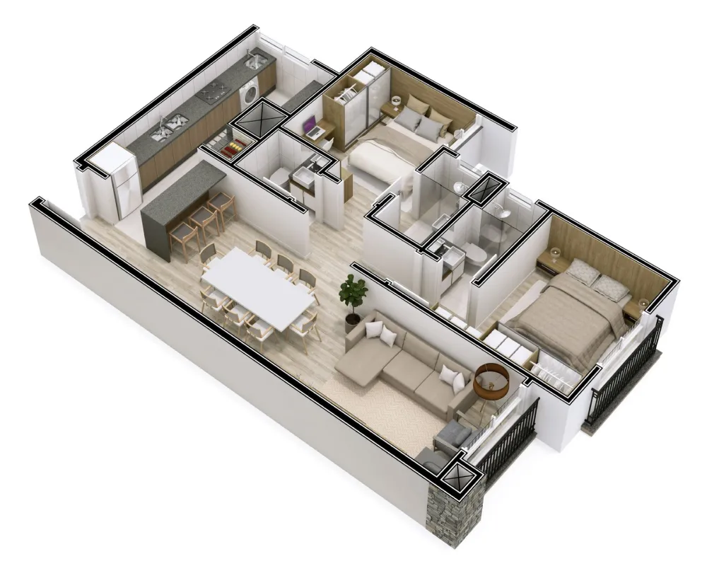 Apartamento para venda no bairro Planalto em Gramado