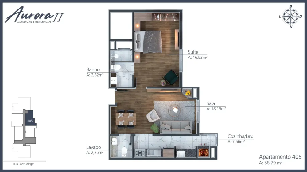 Apartamento para venda no bairro Moura em Gramado