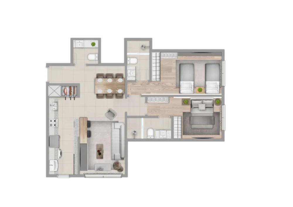Apartamento para venda no bairro Carniel em Gramado