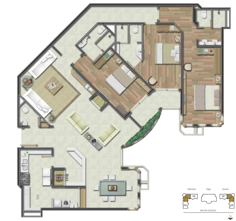 Apartamento para venda no bairro Centro em Gramado