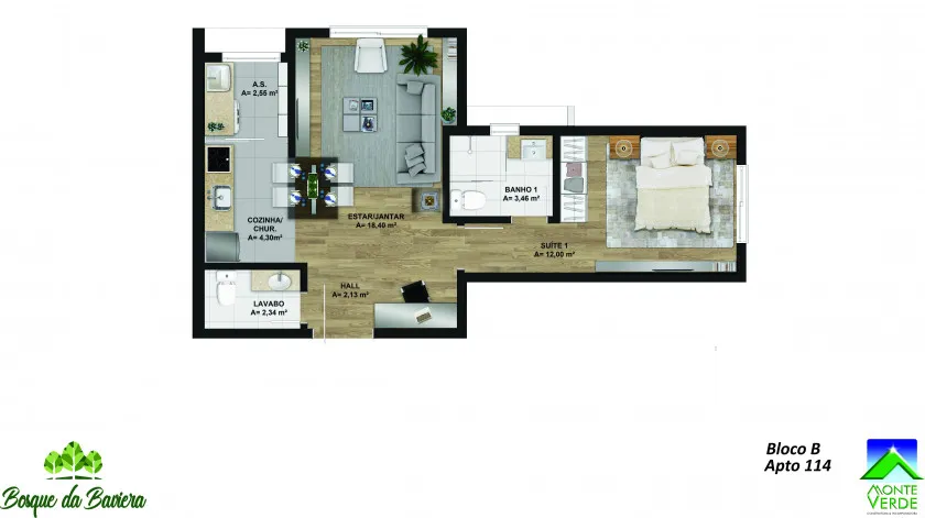 Apartamento para venda no bairro Bavaria em Gramado