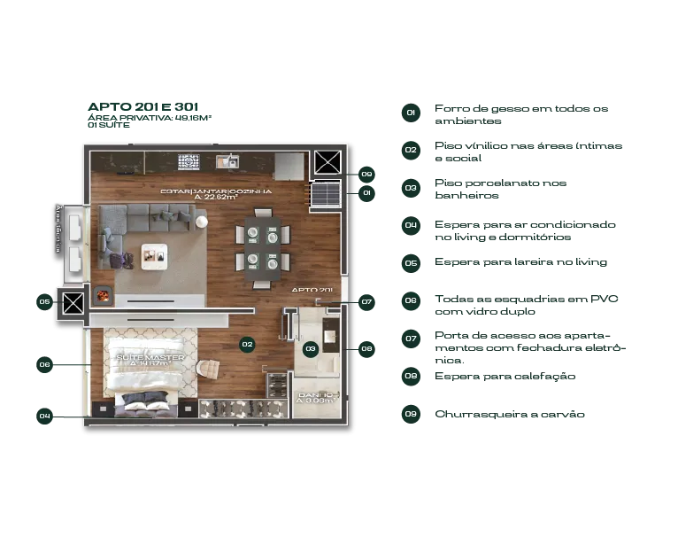 Apartamento para venda no bairro Floresta em Gramado