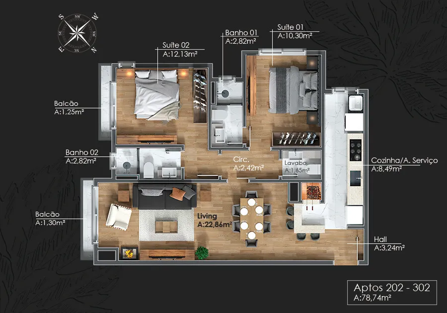 Apartamento para venda no bairro Av. Central em Gramado