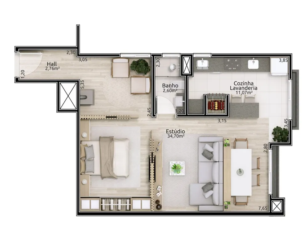 Apartamento para venda no bairro Planalto em Gramado