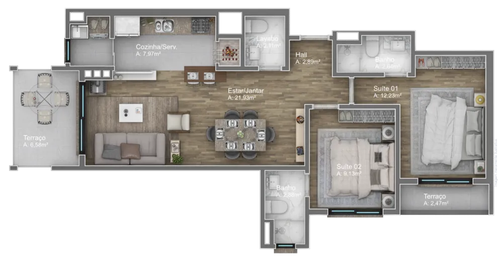 Apartamento para venda no bairro Av. Central em Gramado