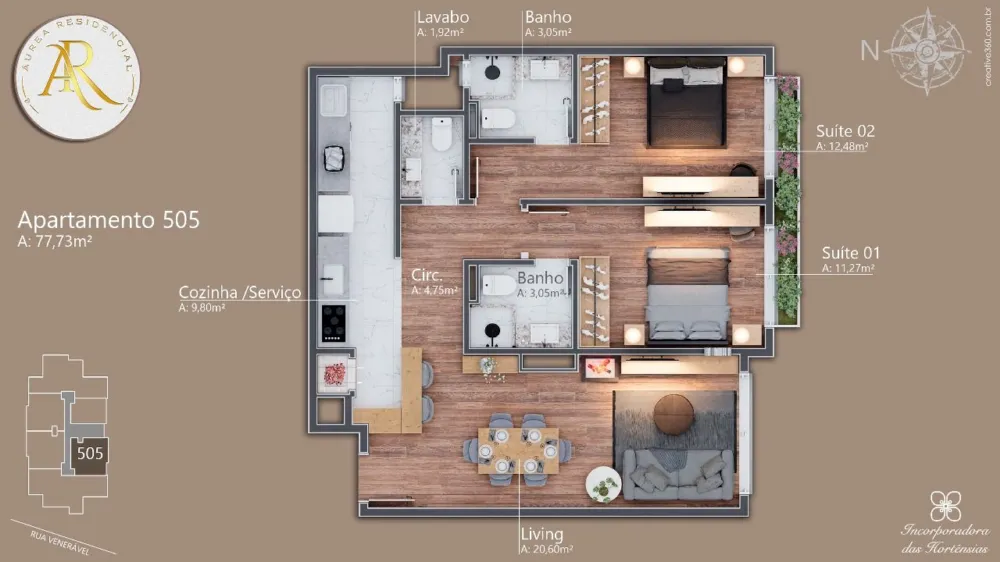 Apartamento para venda no bairro Av. Central em Gramado