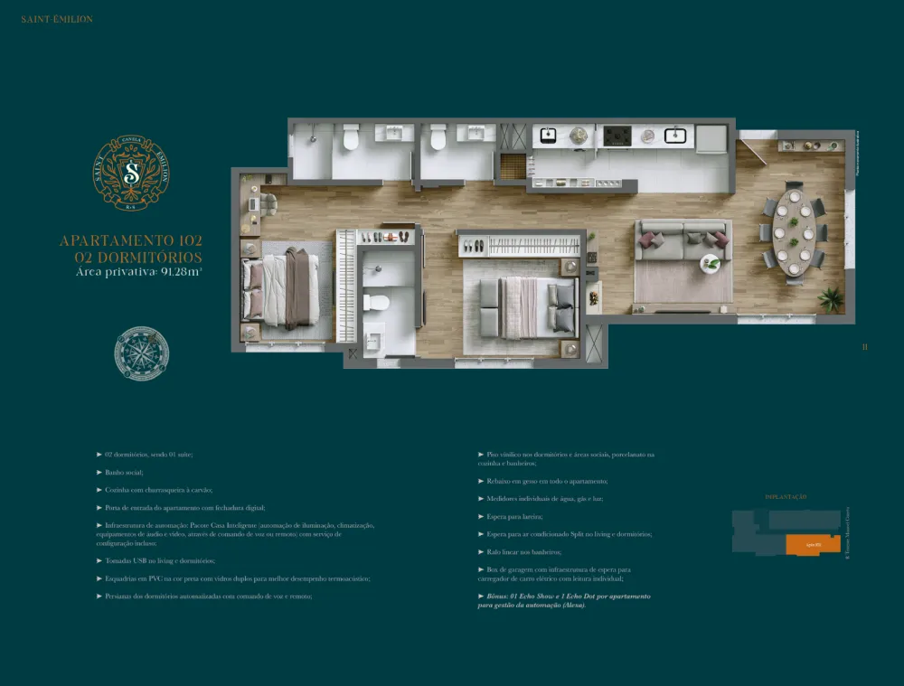 Apartamento para venda no bairro Centro  em Canela