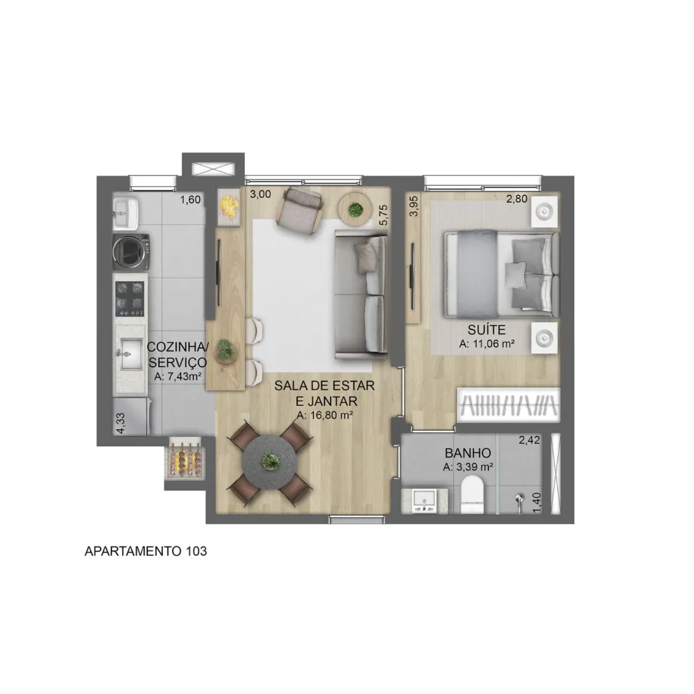 Apartamento para venda no bairro Centro em Gramado