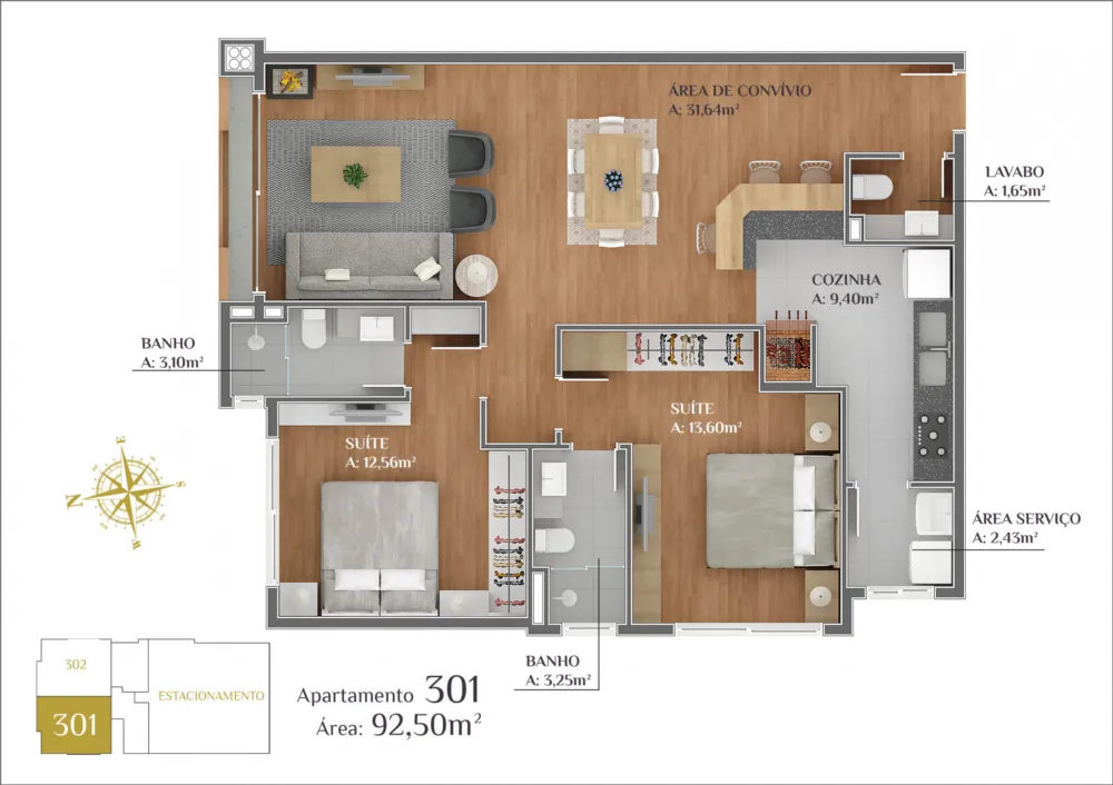 Apartamento para venda no bairro Centro em Gramado