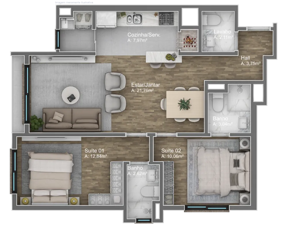 Apartamento para venda no bairro Av. Central em Gramado