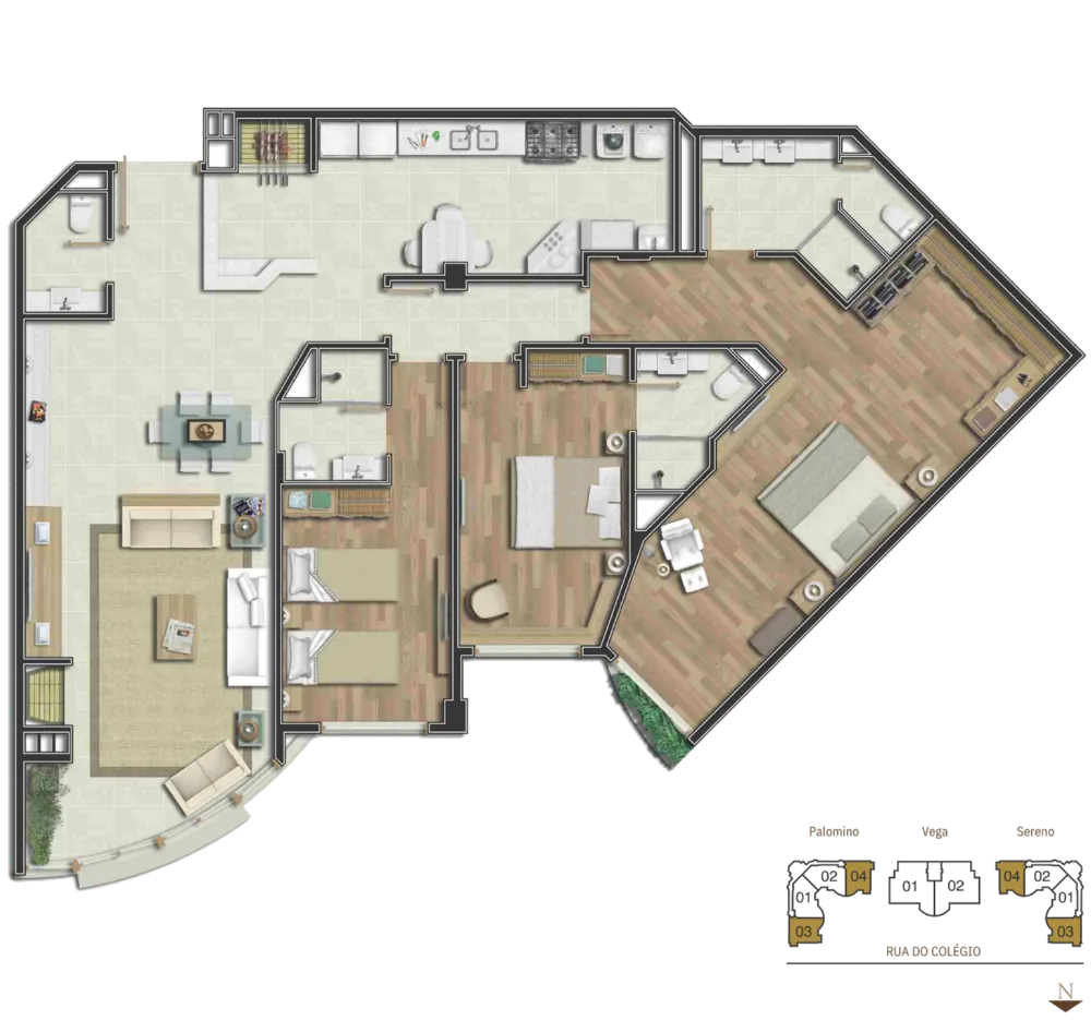 Apartamento para venda no bairro Centro em Gramado