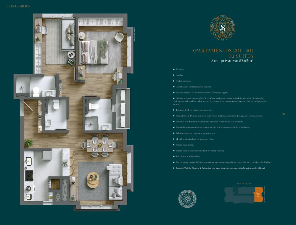 Apartamento para venda no bairro Centro  em Canela