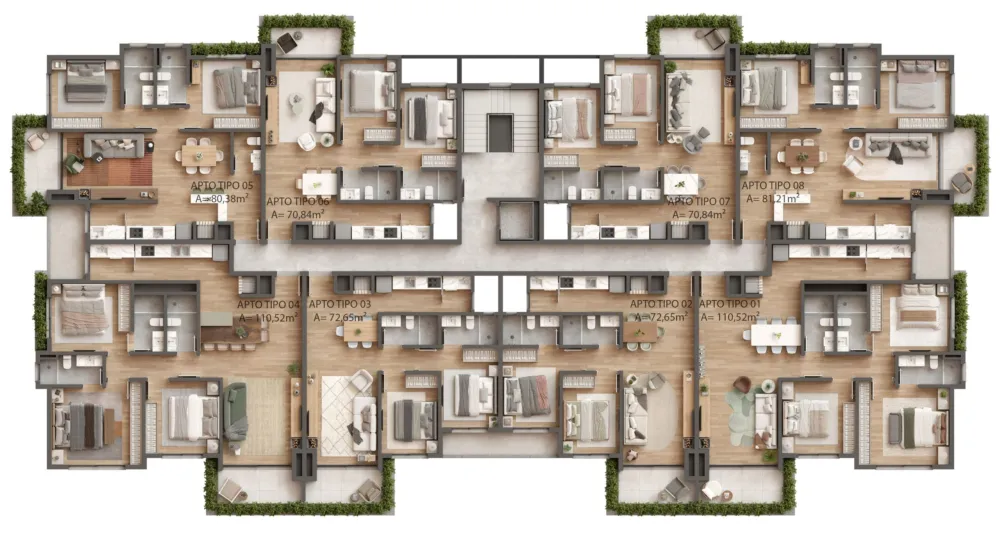 Apartamento para venda no bairro Planalto em Gramado