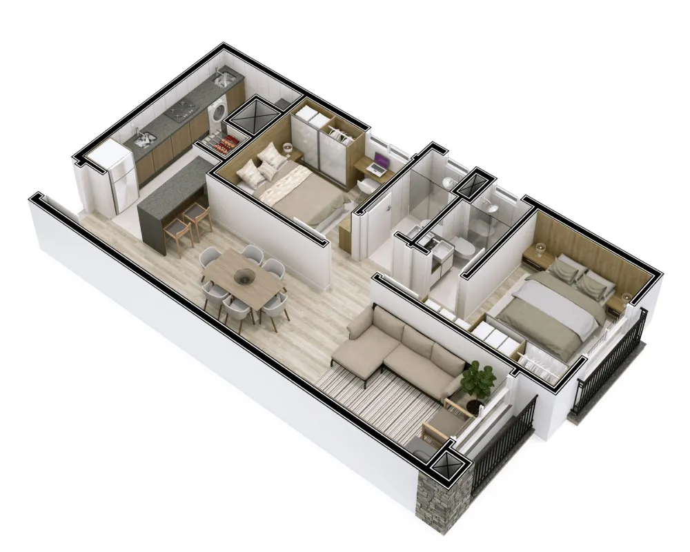 Apartamento para venda no bairro Planalto em Gramado