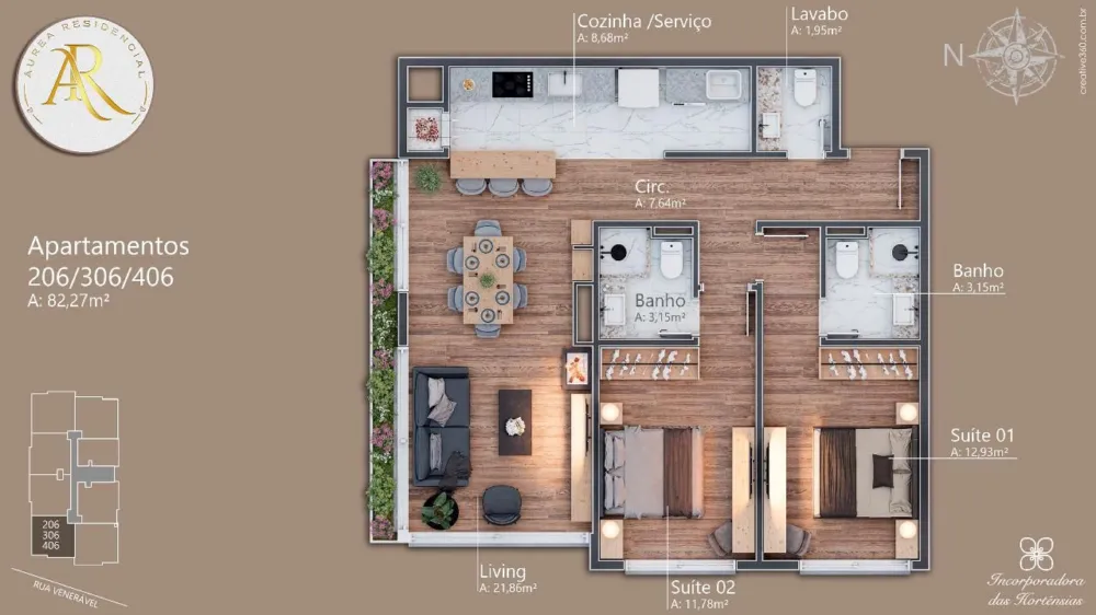 Apartamento para venda no bairro Av. Central em Gramado