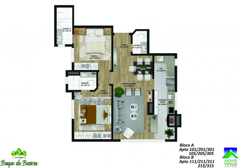 Apartamento para venda no bairro Bavaria em Gramado