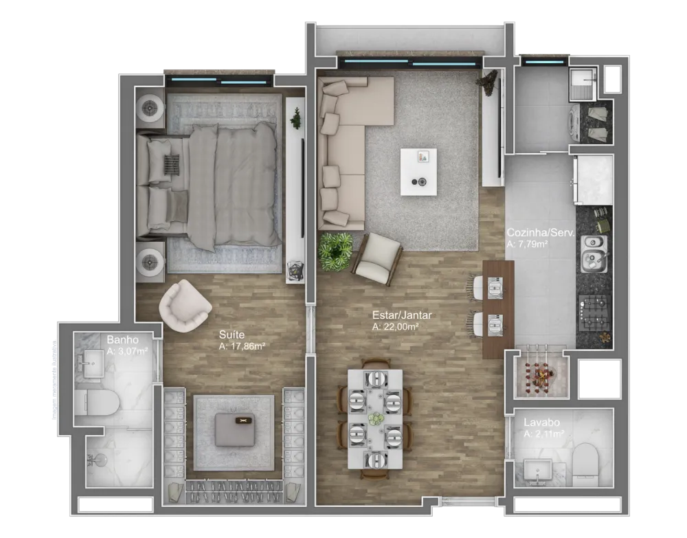 Apartamento para venda no bairro Av. Central em Gramado