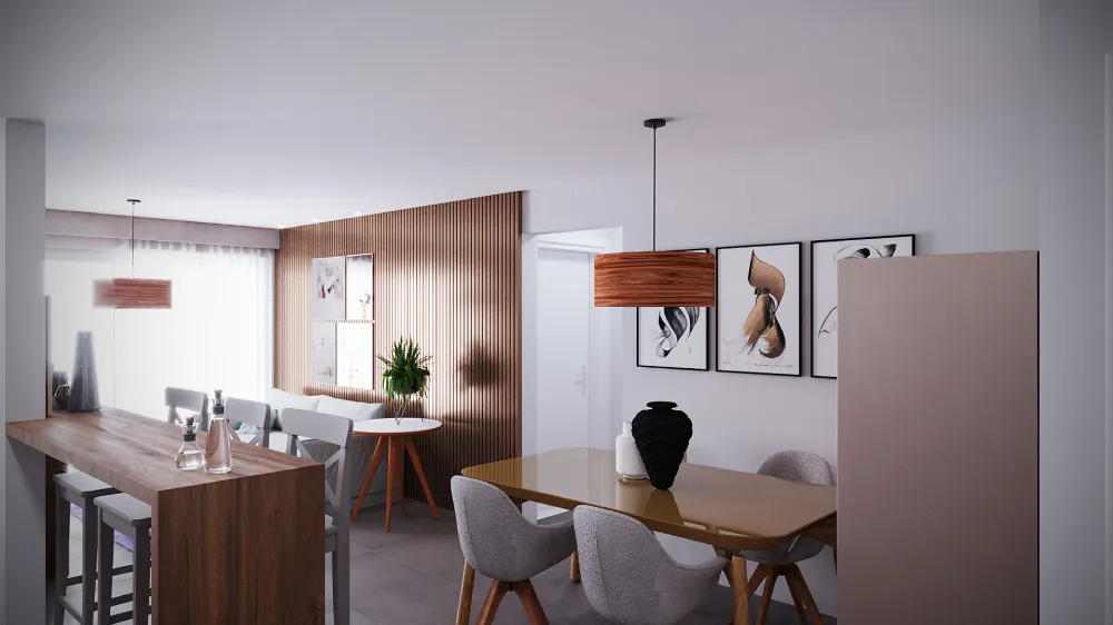 Cobertura 3 quartos sendo 1 suíte para venda no bairro Moura em Gramado