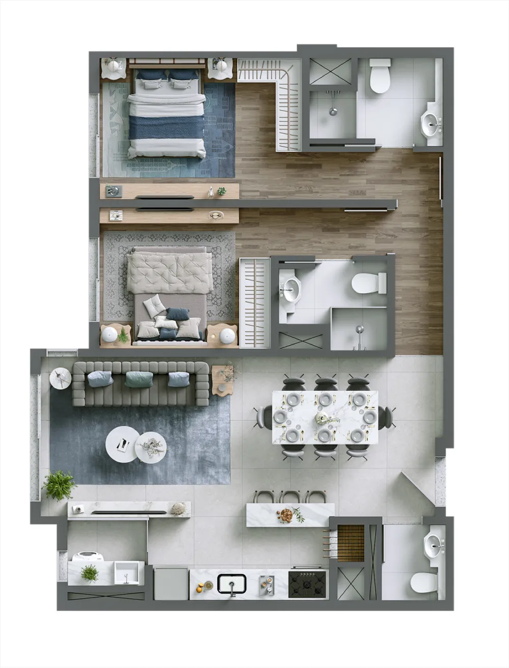 Apartamento para venda no bairro Planalto em Gramado