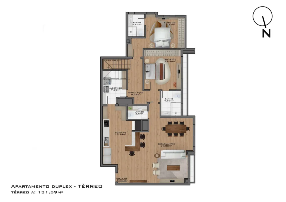 Apartamento para venda no bairro Centro em Gramado