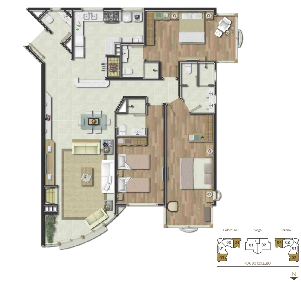 Apartamento para venda no bairro Centro em Gramado