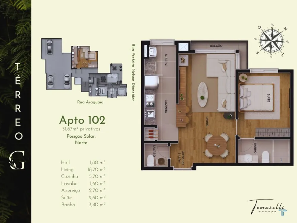 Apartamento para venda no bairro Piratini em Gramado