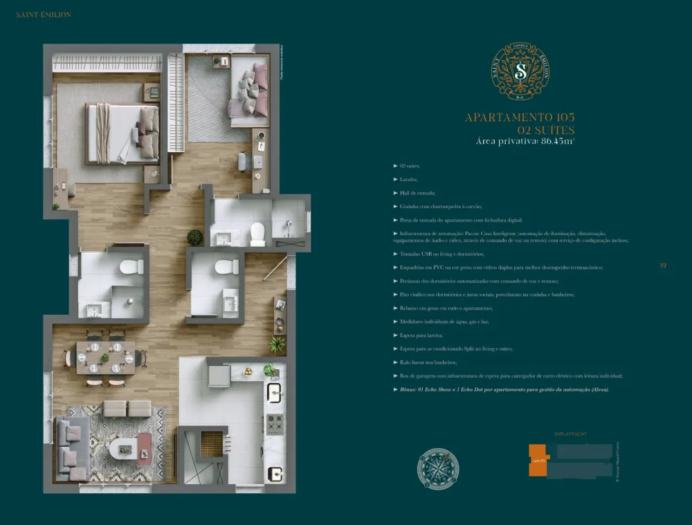 Apartamento para venda no bairro Centro  em Canela