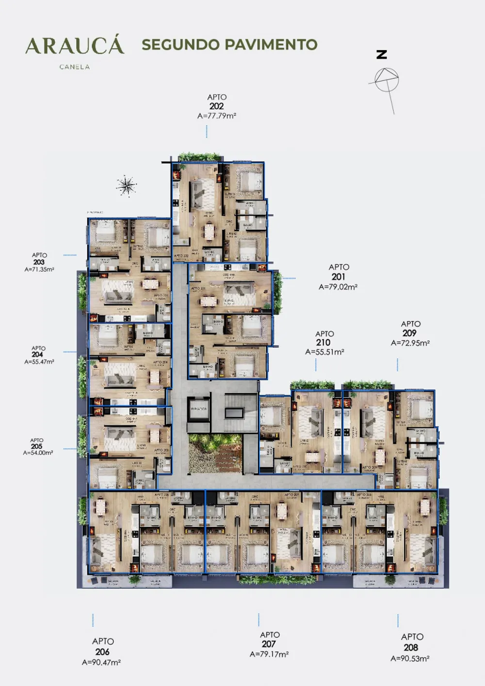Apartamento para venda no bairro Centro  em Canela