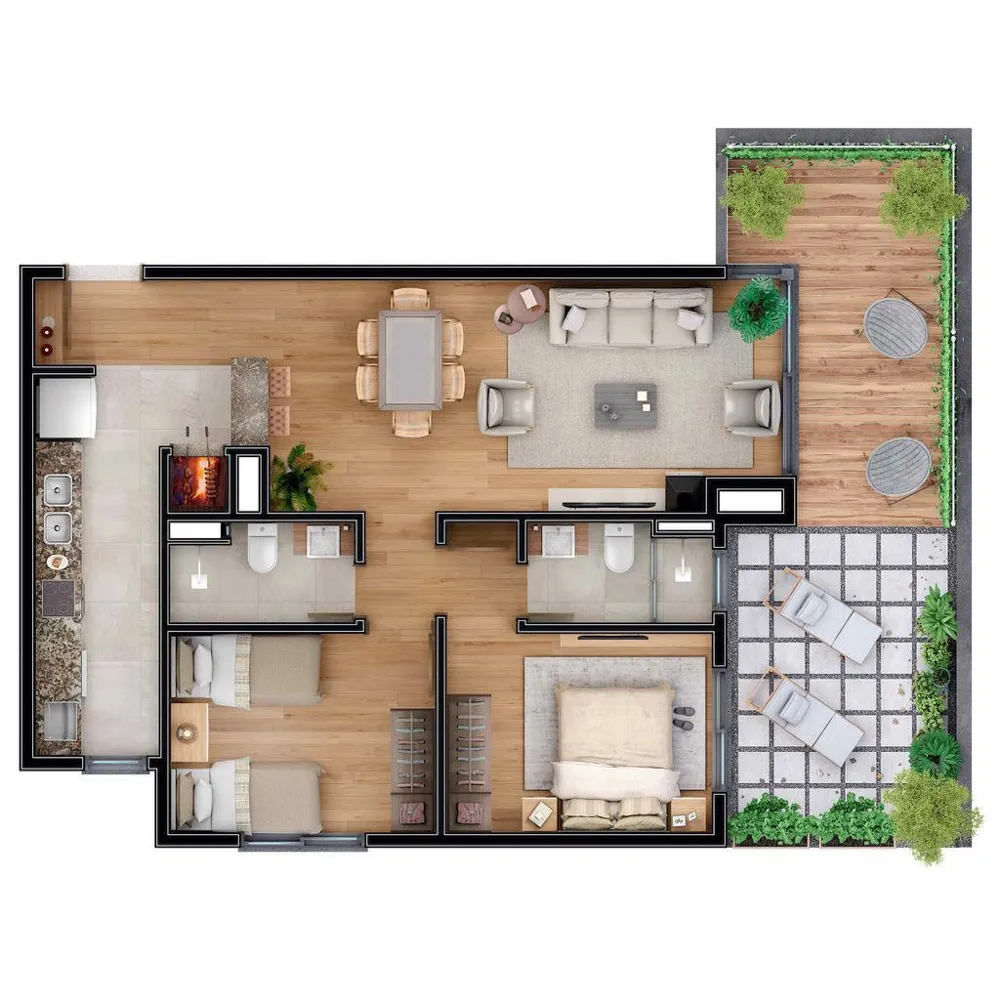 Apartamento para venda no bairro Carniel em Gramado