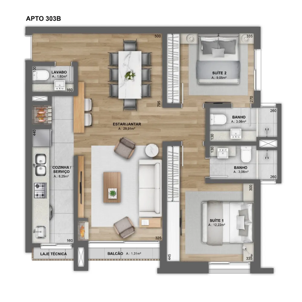 Apartamento para venda no bairro Bavaria em Gramado