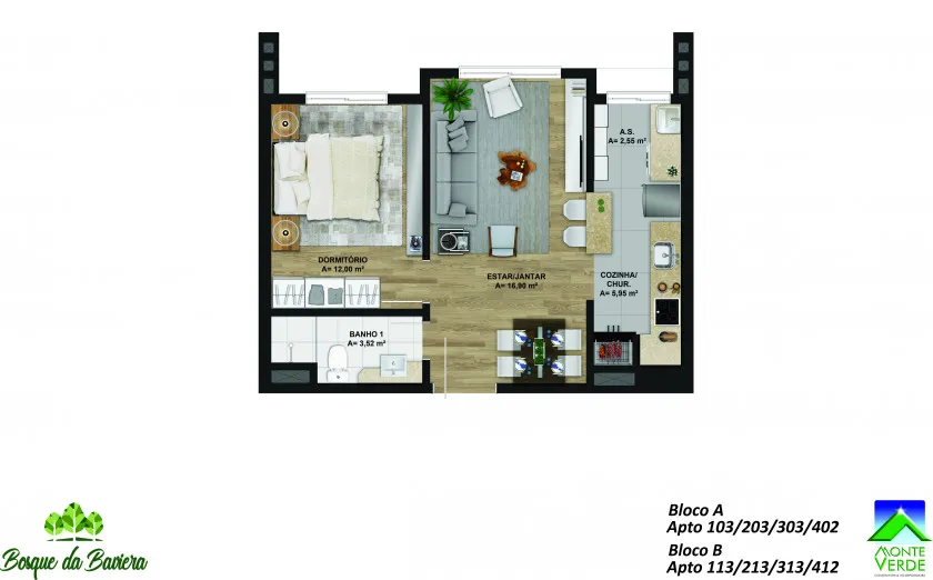 Apartamento para venda no bairro Bavaria em Gramado