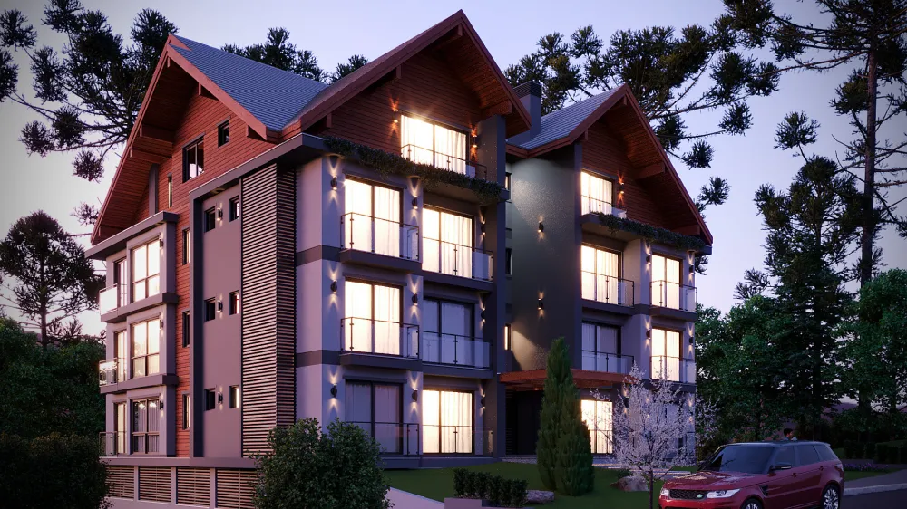 Cobertura 3 quartos sendo 1 suíte para venda no bairro Moura em Gramado