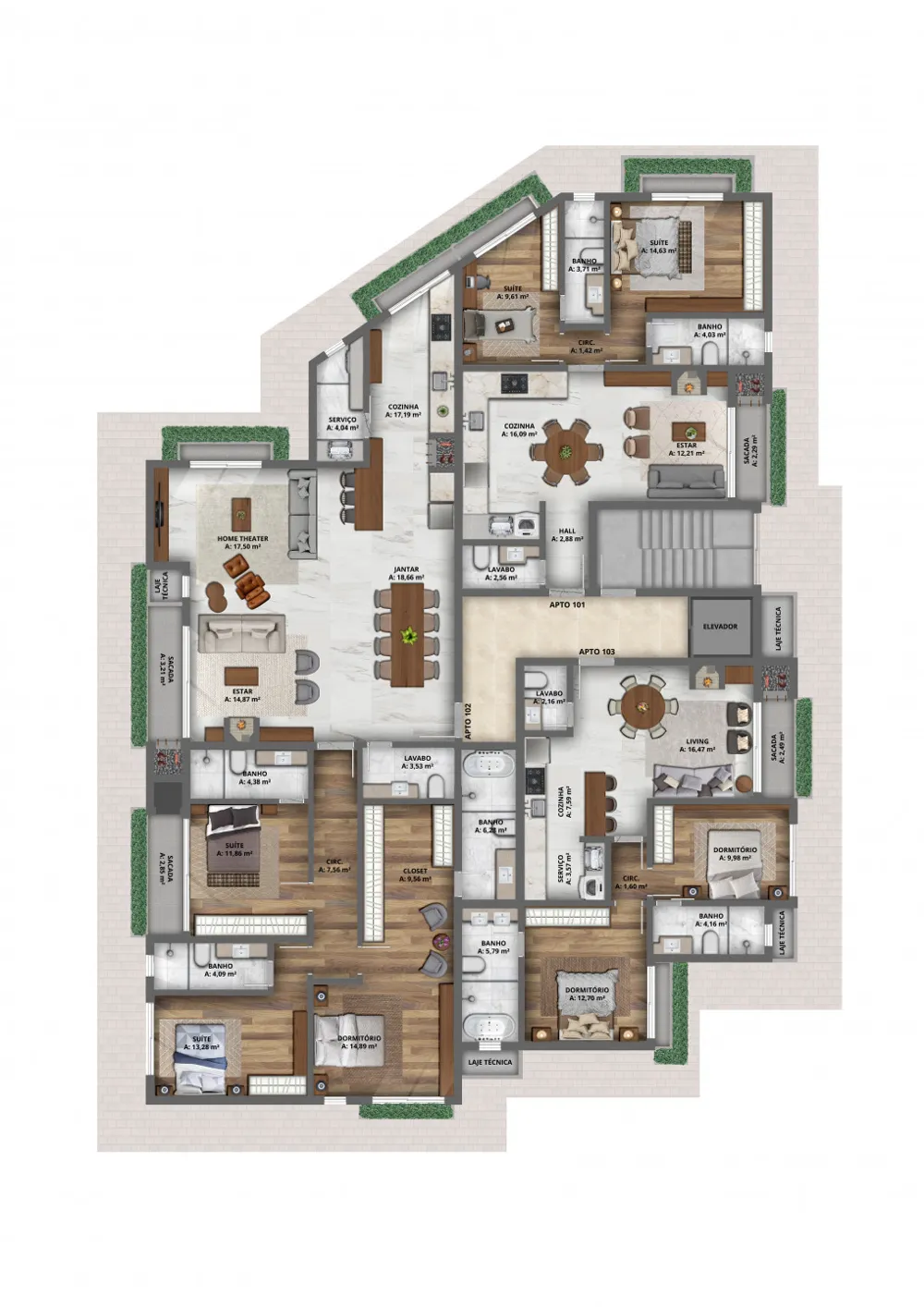 Apartamento para venda no bairro Planalto em Gramado