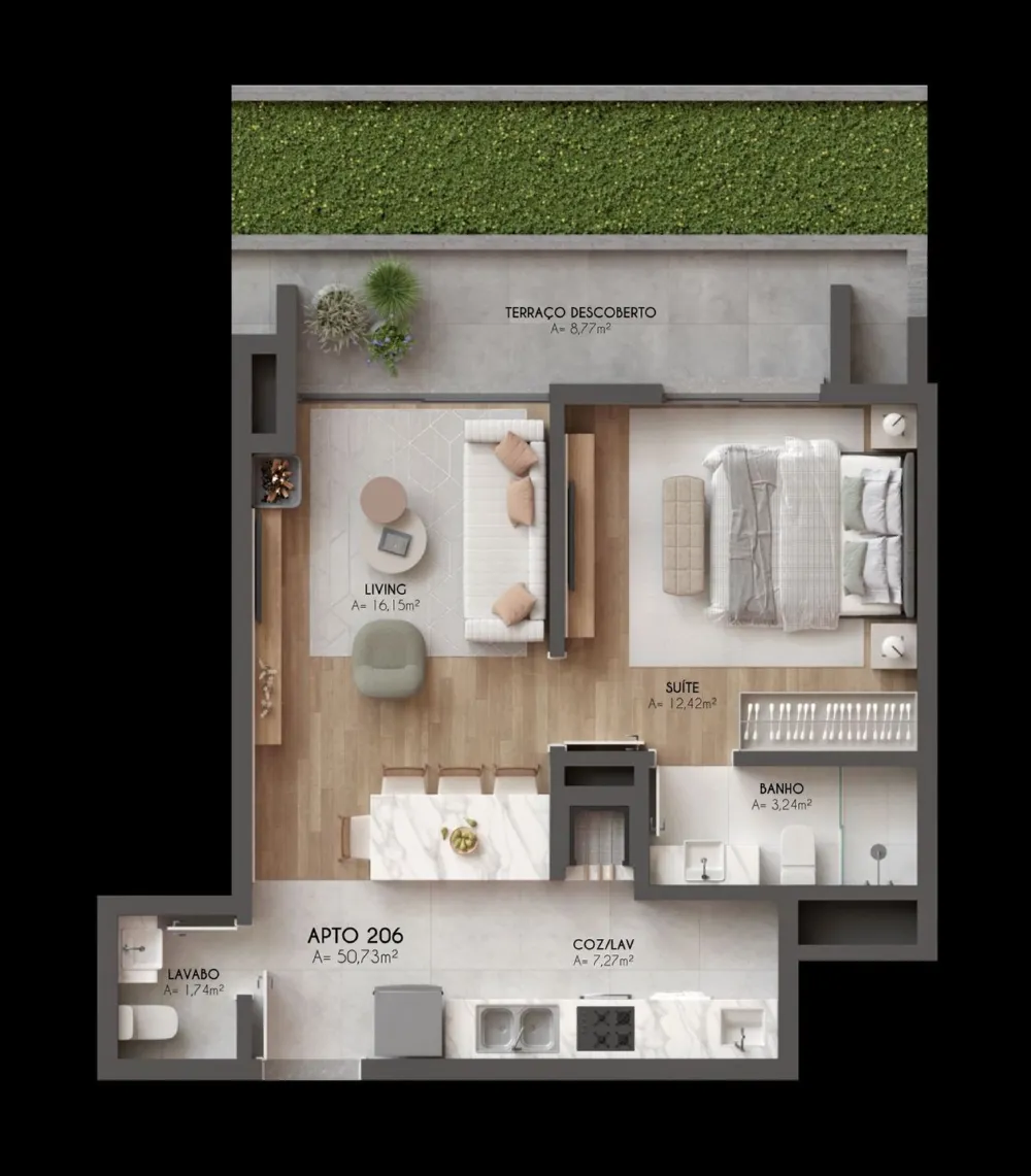 Apartamento para venda no bairro Centro  em Canela