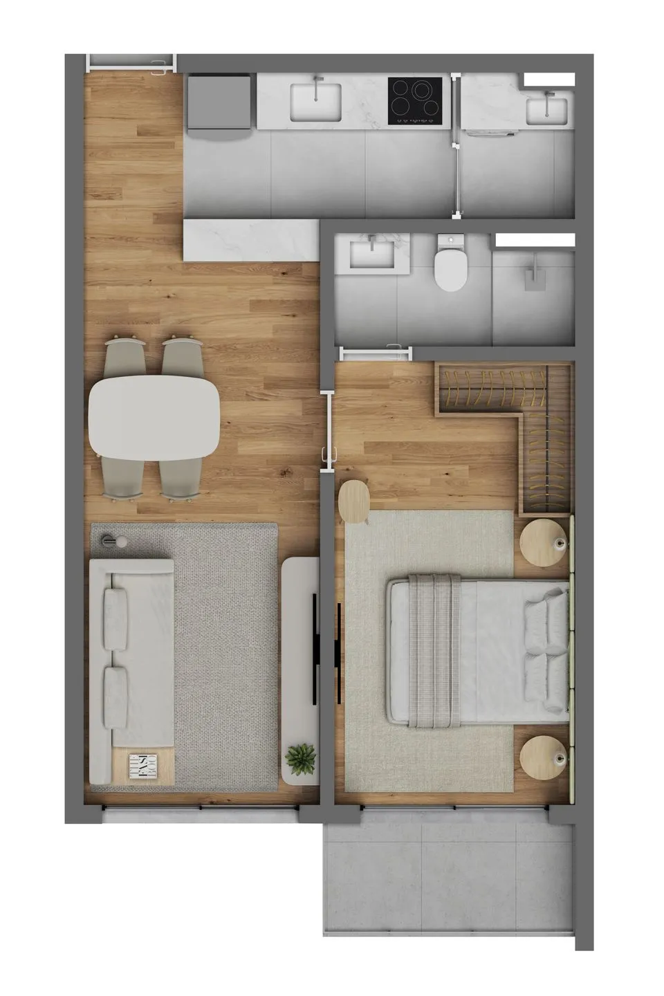 Apartamento para venda no bairro Centro  em Canela