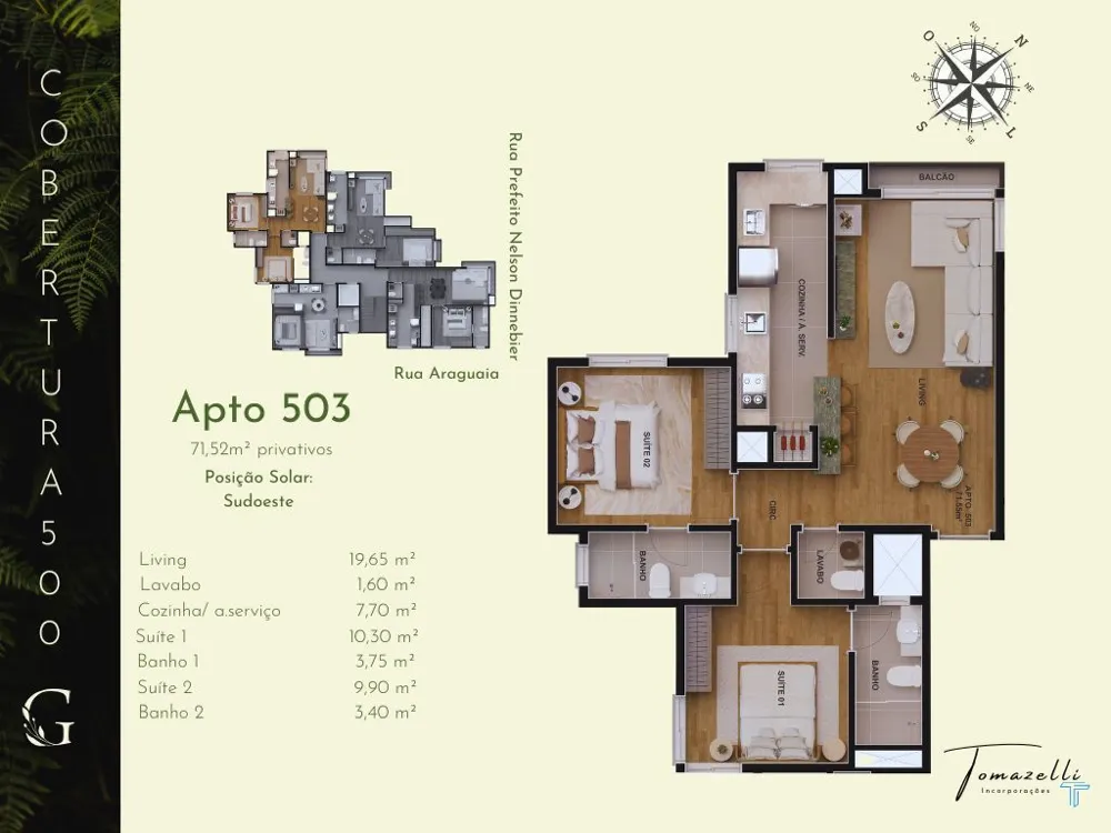 Apartamento para venda no bairro Piratini em Gramado