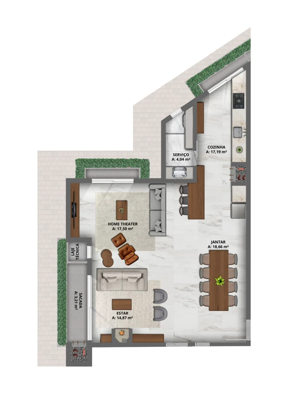 Apartamento para venda no bairro Planalto em Gramado