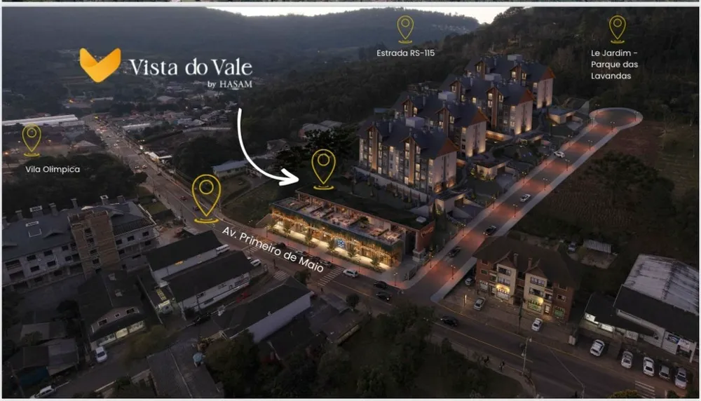Apartamento para venda no bairro Várzea Grande 1º de Maio em Gramado