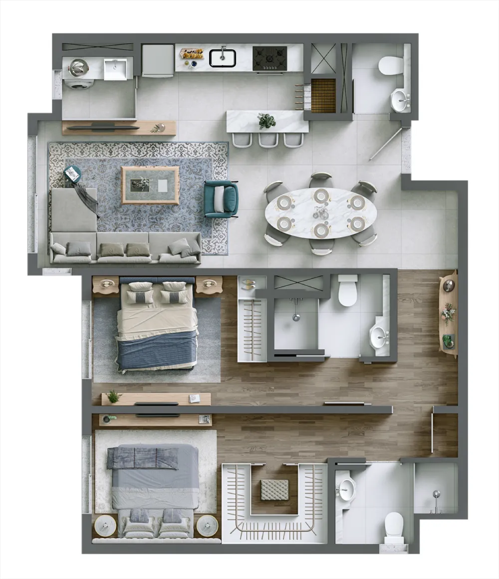 Apartamento para venda no bairro Planalto em Gramado