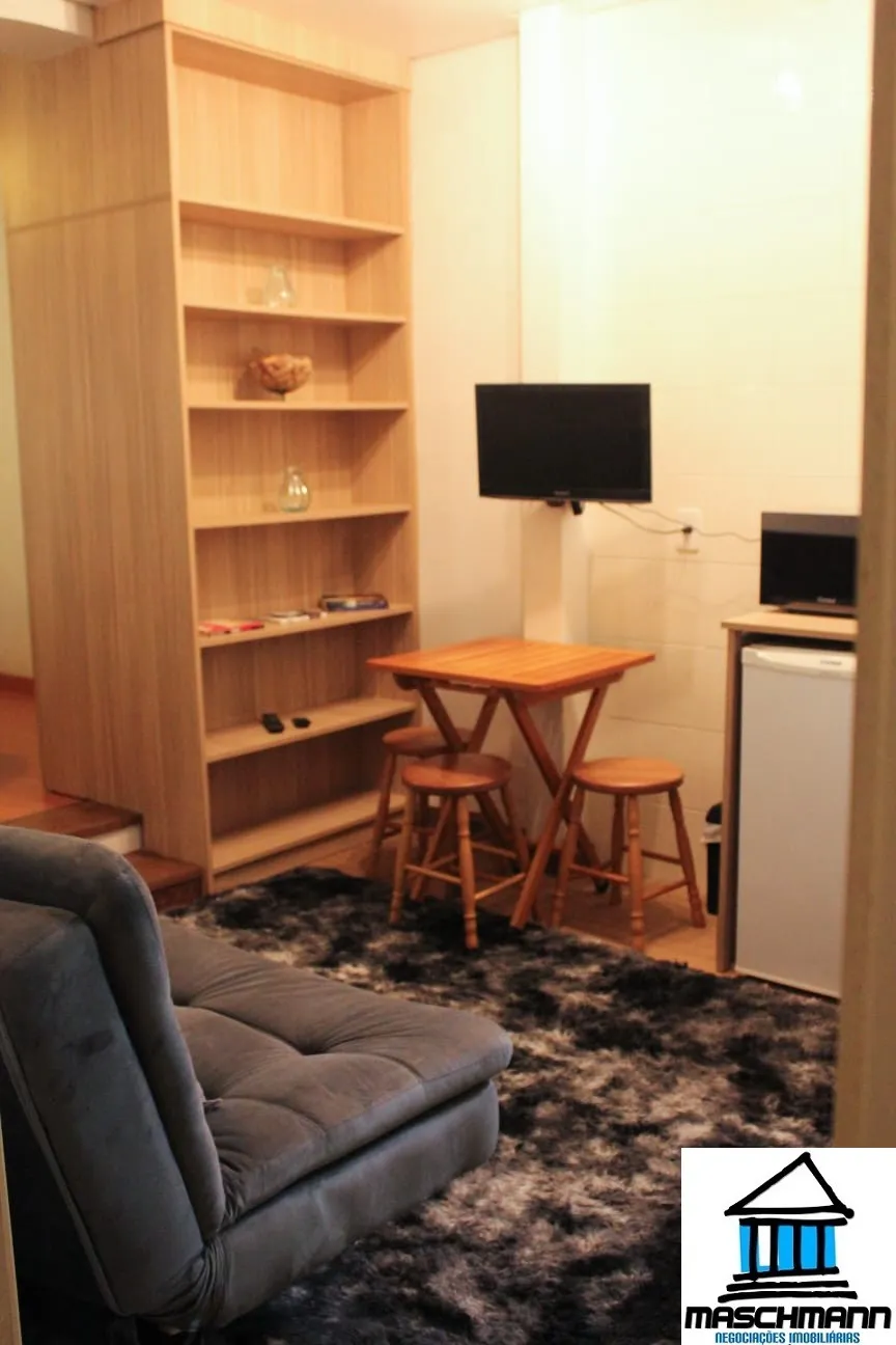 Apartamento mobiliado de 1 quarto no Bairro Bavária Gramado