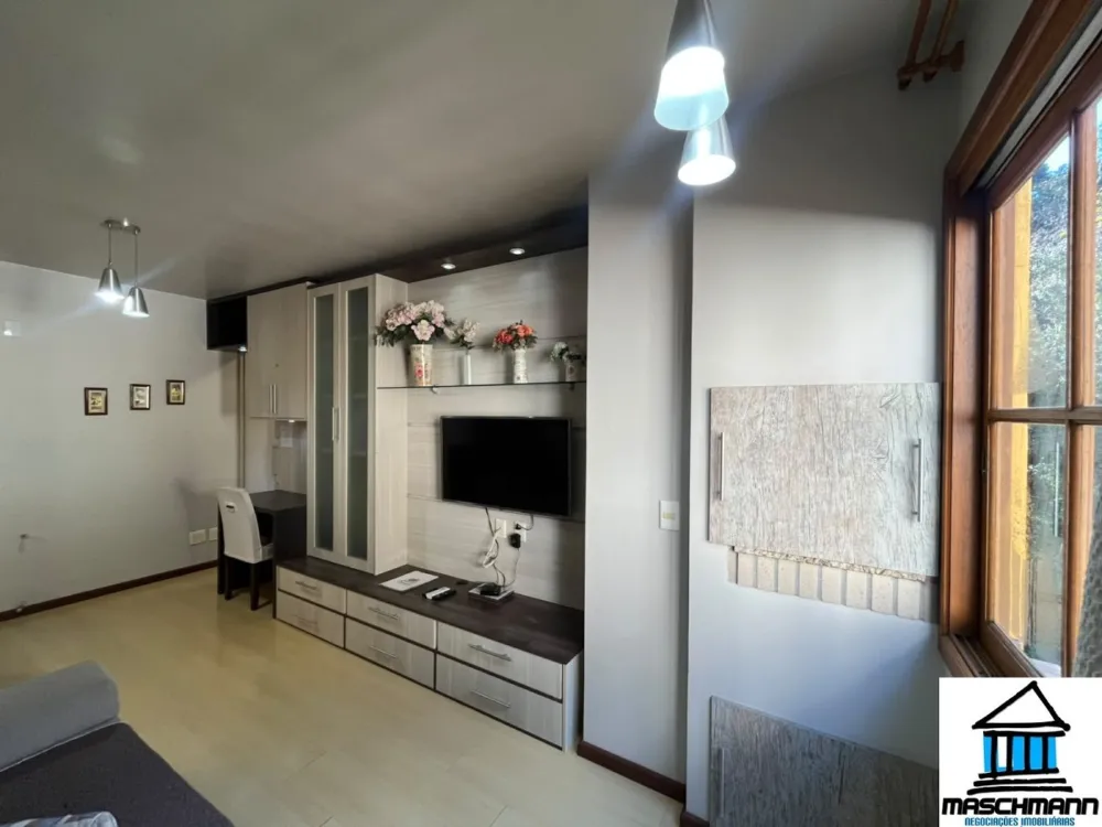 Apartamento para investir em Gramado: mobiliado, vaga coberta e retorno anual de R$ 71 mil