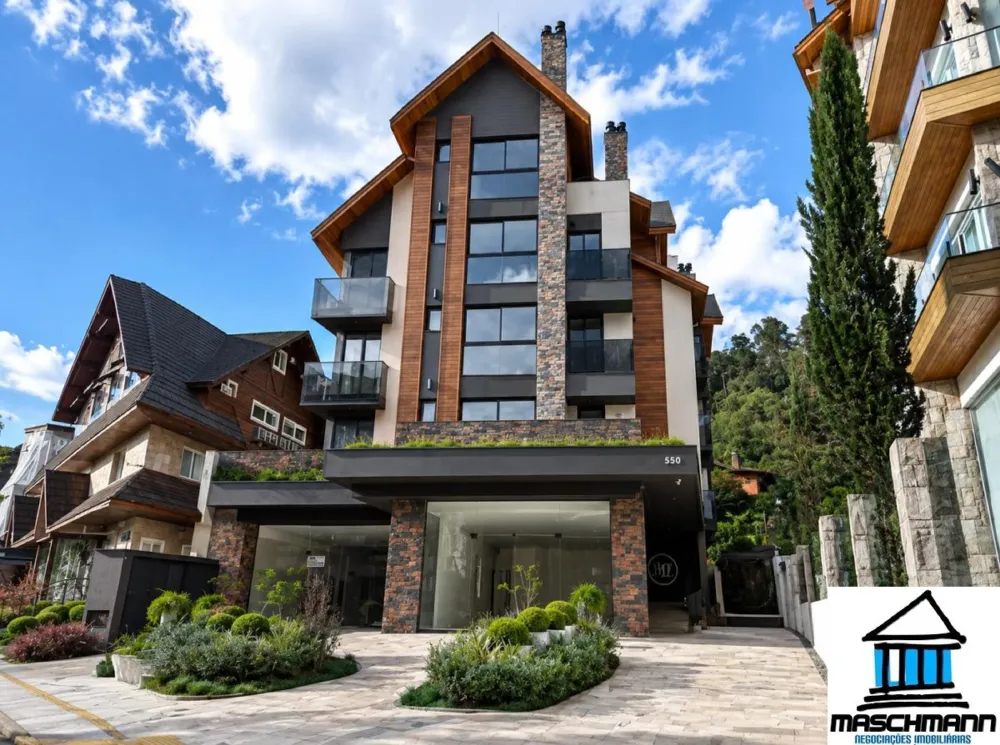 Apartamento de 2 suítes e altíssimo padrão mobiliado a apenas 200 metros da Rua Coberta de Gramado.