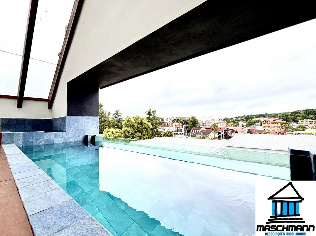 Apartamento 1 Dormitório mobiliado com terraço perfeito para locação em Canela