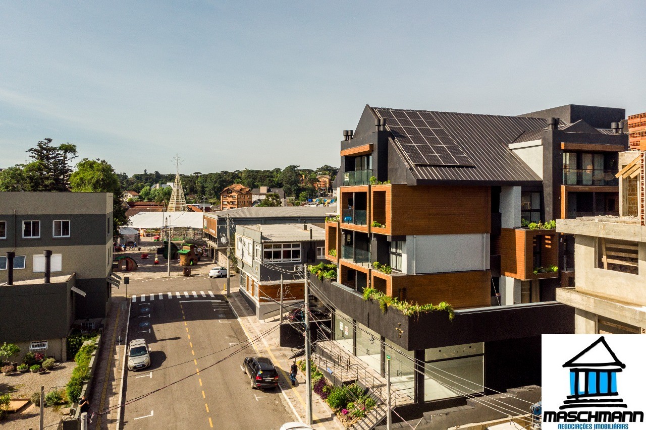 Apartamento 1 Dormitório mobiliado com terraço perfeito para locação em Canela