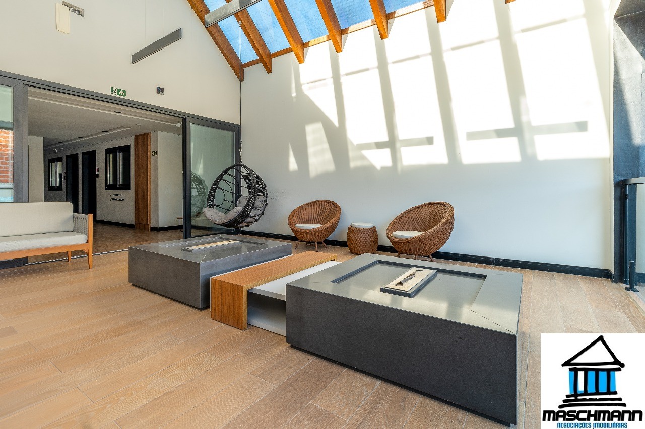 Apartamento 1 Dormitório mobiliado com terraço perfeito para locação em Canela